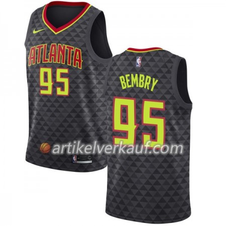 NBA Atlanta Hawks Trikot DeAndre Bembry 95 Nike 2017-18 Schwarz Swingman - Herren